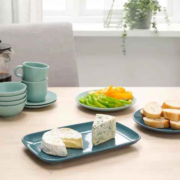 Assiette, 4 pièces, FÄRGKLAR