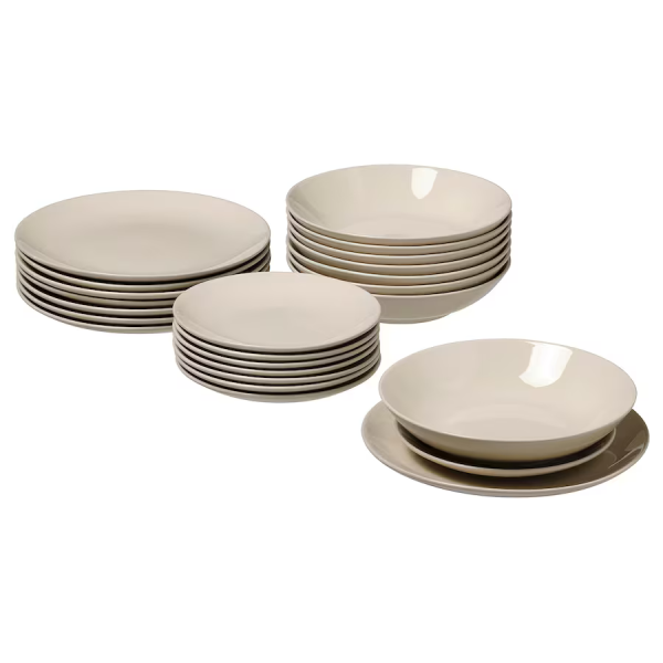 Plats , 24 pièces, FÄRGKLAR