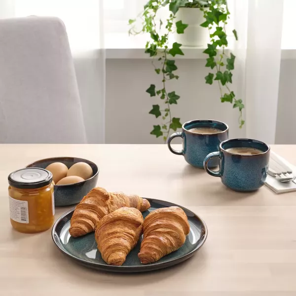 Assiette, 4 pieces, GLADELIG