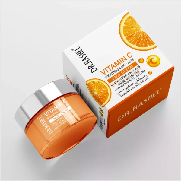 Crème Visage Éclaircissante & Anti-âge à la Vitamine C