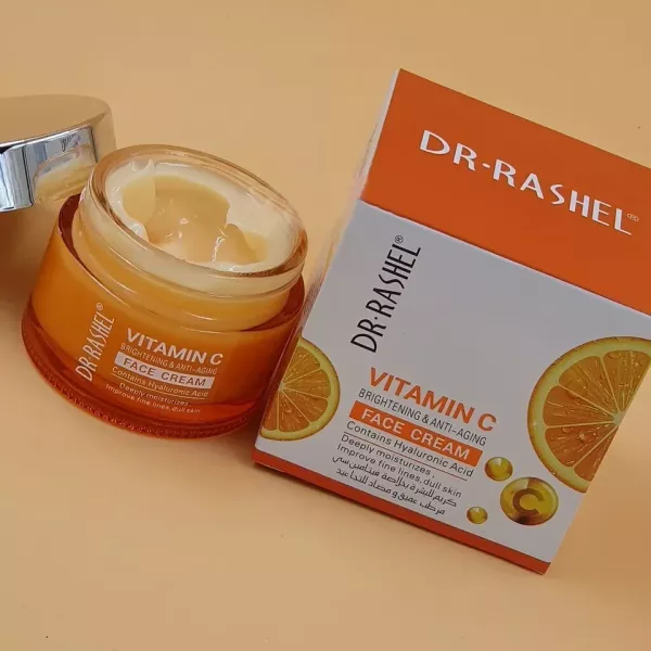 Crème Visage Éclaircissante & Anti-âge à la Vitamine C