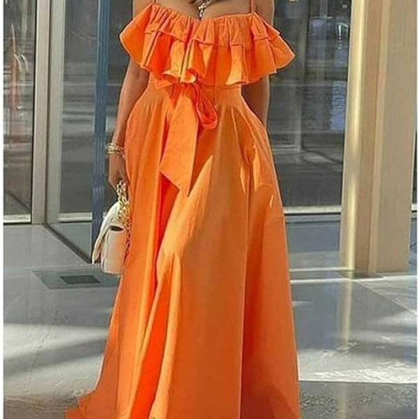  Robe camisole longue 