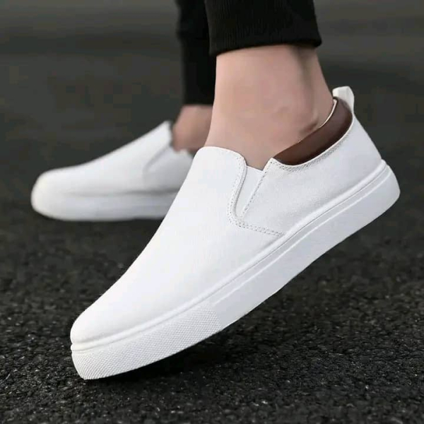 Chaussures Slip-on Blanches 