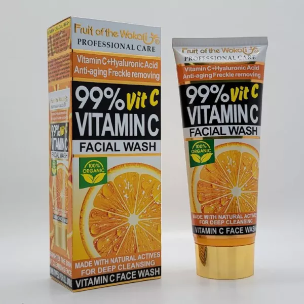 Nettoyant visage à la Vitamine C et à l'Acide Hyaluronique