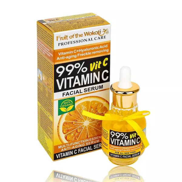 Sérum facial à la Vitamine C et Acide Hyaluronique