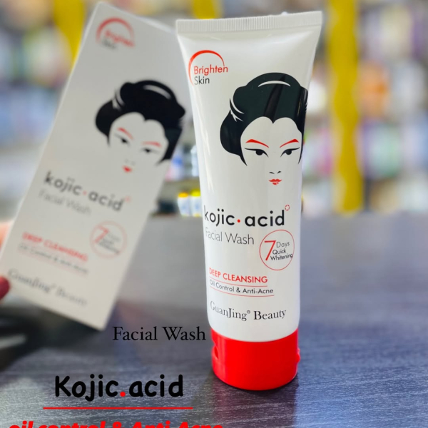  Nettoyant Visage à l'Acide Kojique – Guanjing Beauty