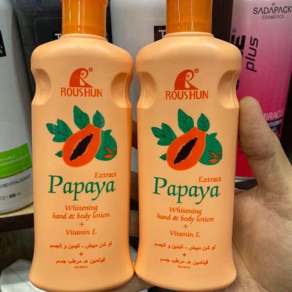 Lotion Éclaircissante Roushun Papaya 